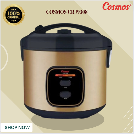 RICE COOKER COSMOS NON STICK CRJ9308 2L/CRJ-9308/CRJ9308/CRJ-9308/CRJ 9308/ORIGINAL BERGARANSI RESMI