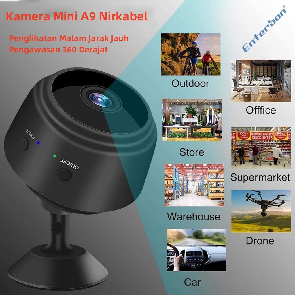 Wireless A9 Mini Camera Wifi FULL Hd 1080P Infrared MOTION DETECTION IP Kamera Recharge Smart Networ