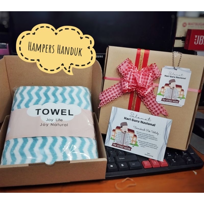 HAMPERS HANDUK UNTUK HARI GURU - Hampers hari guru - kado hari guru