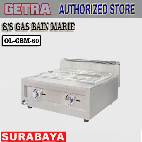 OL-GBM-60 GETRA GAS BAIN MARIE LOW PRESSURE / OL GBM 60