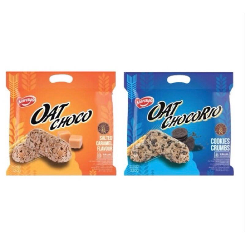 

Naraya Oat ChocoRio Choco Chocolate Original Cookies crumbs Salted Caramel 320g