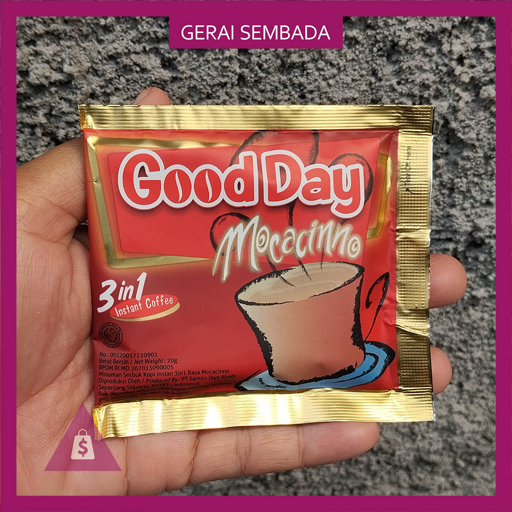 

Good Day MOCACINNO 3 in 1 Kopi Instant Sachet 20 g