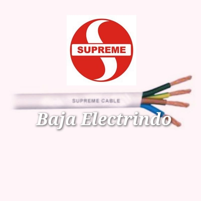 Kabel Listrik Serabut isi 4 NYMHY 4X1,5mm SUPREME @100meter NYMHY 4x1.5 4x1,5 mm 4x1.5mm SUPREME