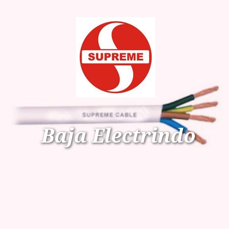 Kabel Listrik Serabut isi 4 NYMHY 4X1,5mm SUPREME @100meter NYMHY 4x1.5 4x1,5