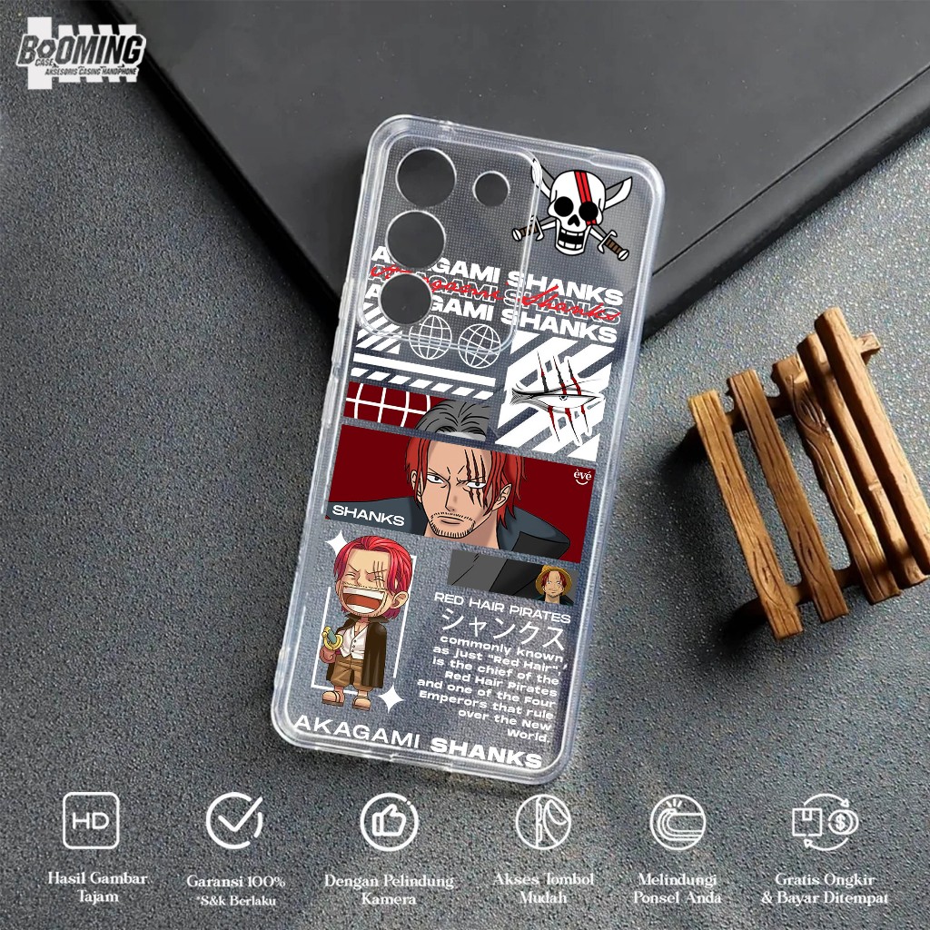 Case Vivo Y100 5G Casing Vivo Y100 5G Motif [ONE PIECE] Booming Case Softcase Premium - Case Hp - Ca