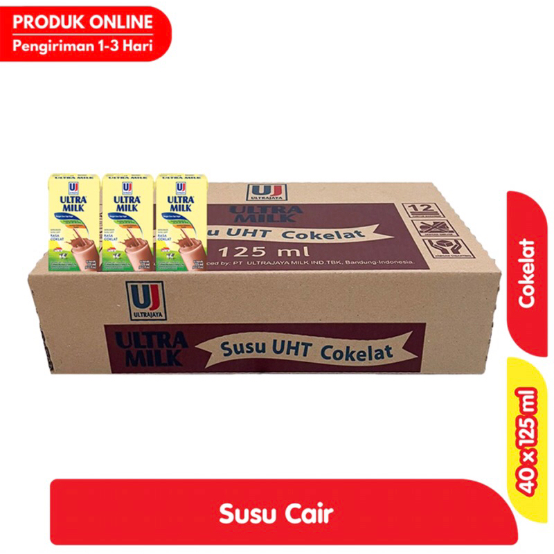 

Ultra Milk Susu UHT Coklat 40 x 125 ml - Karton