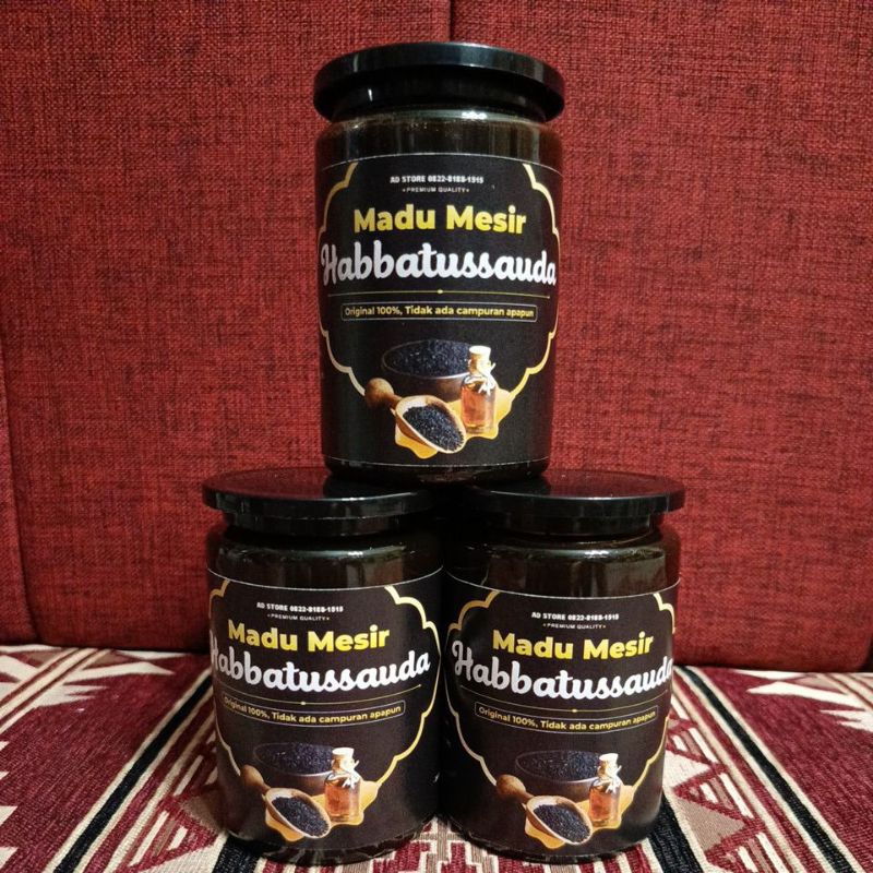 

MADU MESIR HABBATUSSAUDA 350gr (Madu yang dihasilkan dari nektar tanaman bunga jinten hitam atau habbatussauda)