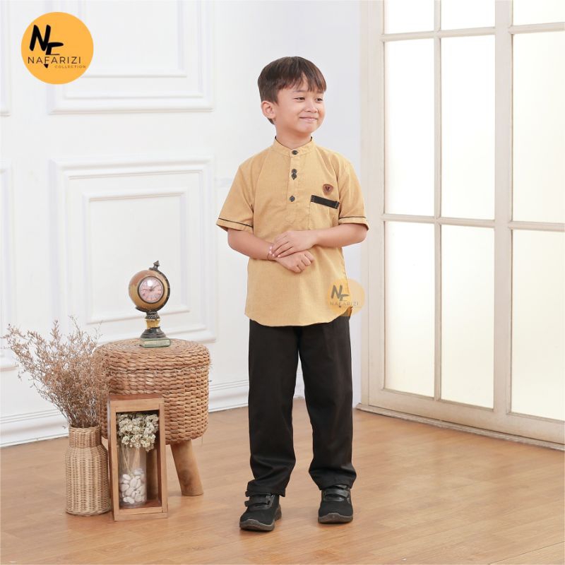 SETELAN KURTA ANAK COPLE KEMEJA KOKO TRENDY KATUN MADINA