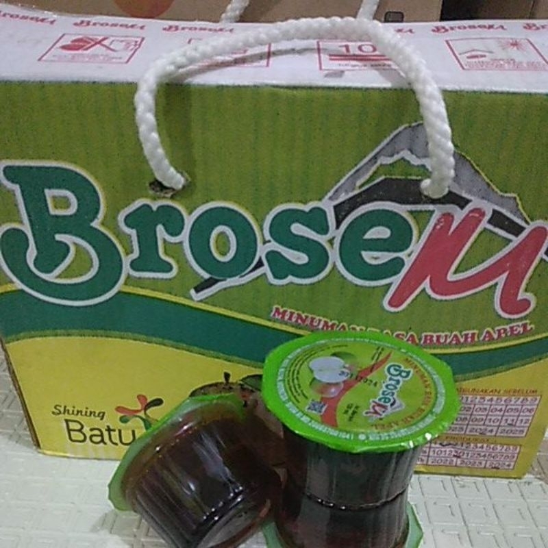 

sari apel brosem isi 32 cup @120ml exp nov 2024