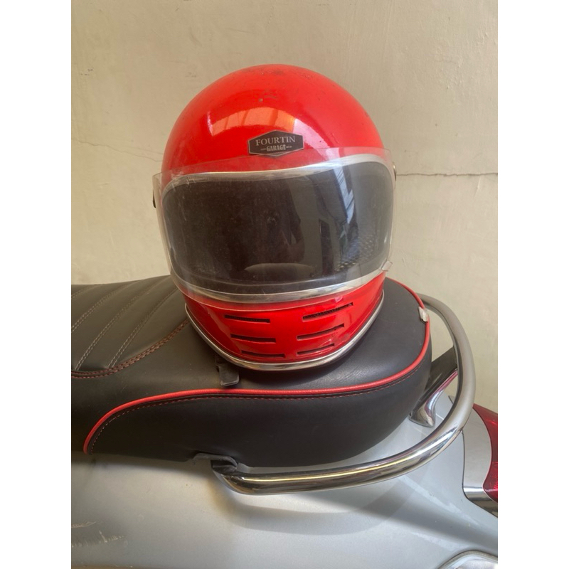 Helm Fourtin Garage Red