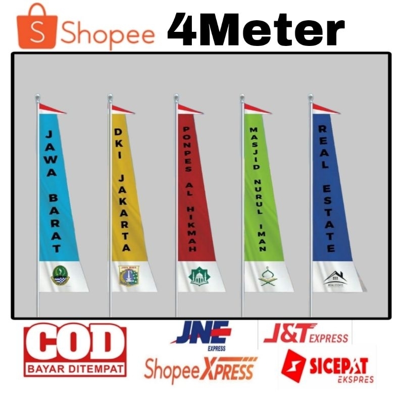 Umbul Umbul Costum 4 meter