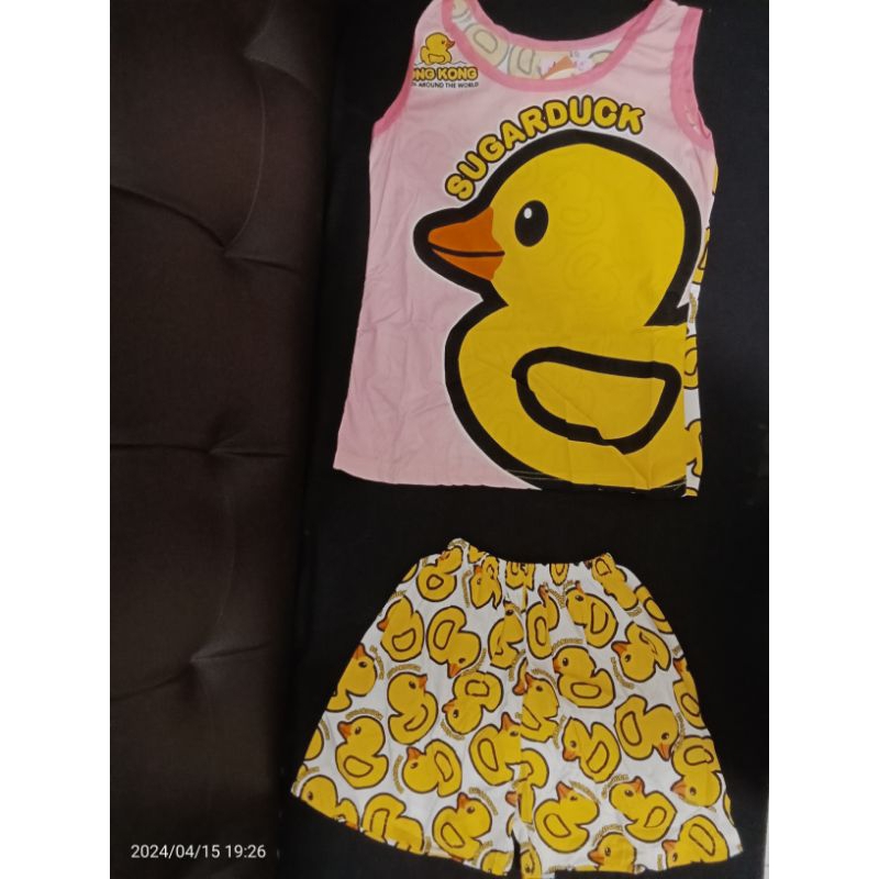 setelan duck/ bebek/baju wanita import/setelan wanita import/tanktop import