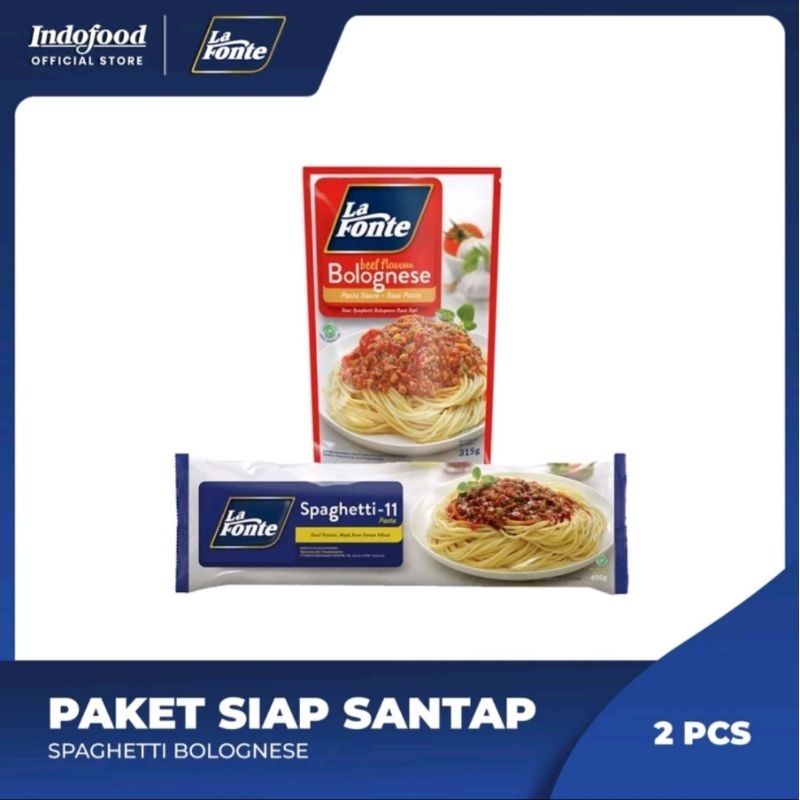 

la fonte paket siap santap spaghetti bolognese