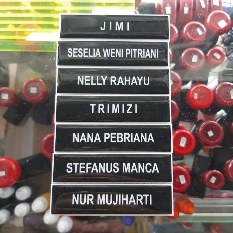 

Nametag 15 Menit Jadi LANGSUNG KIRIM HARI INI