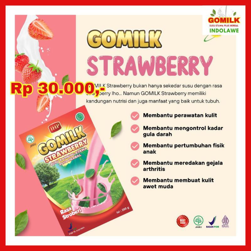 

GoMilk Susu Etawa Strawberry