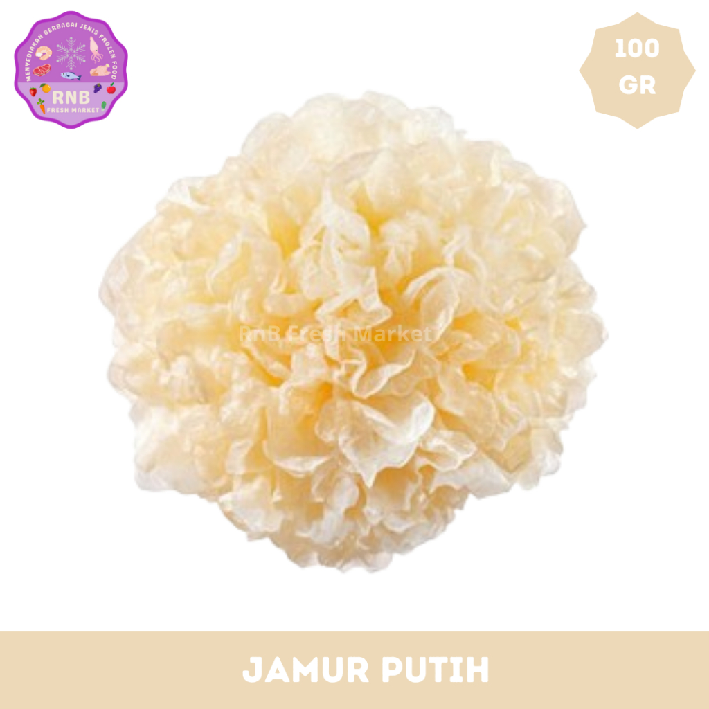 

Jamur Putih Netto 100 Gram