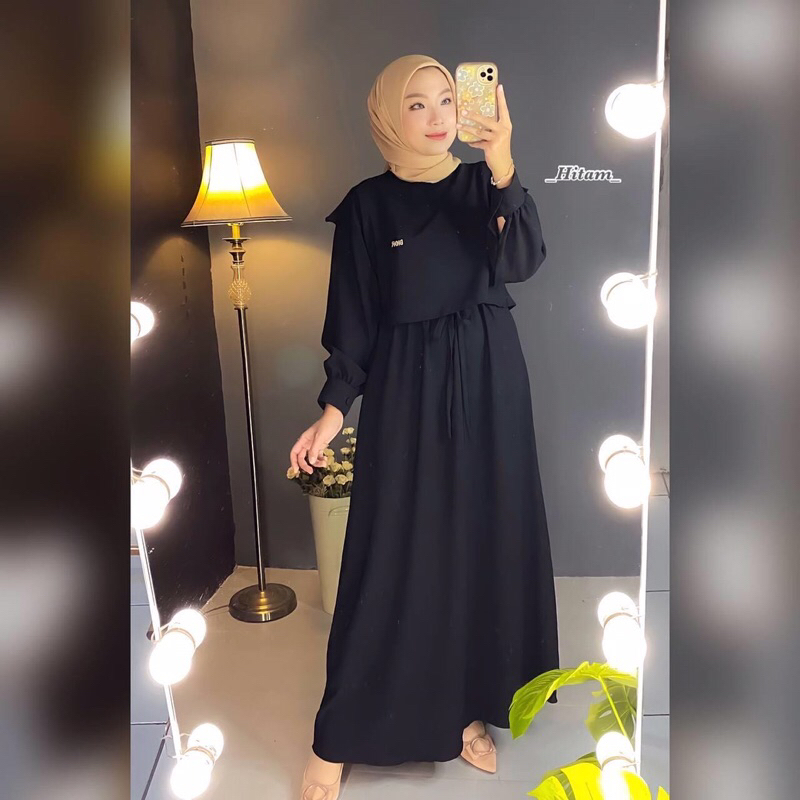 Baju Gamis Fedora  Dres Rompi (premium Quality)