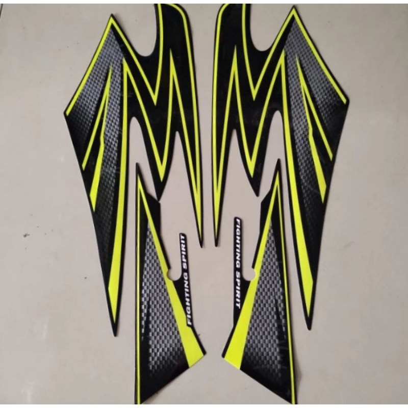 Setriping seticker Motor RX-King Lis hijau 2008