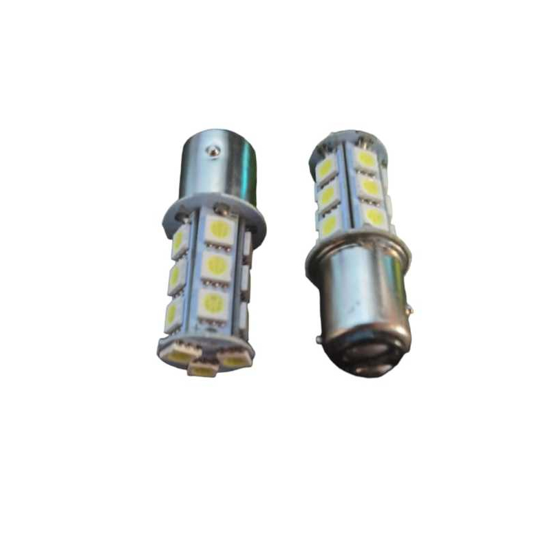 Lampu Led S25 Double / Rem Mobil Motor Kaki 2 Bayonet 18 Titik Led Tidak Kedip/no Flash 1pc