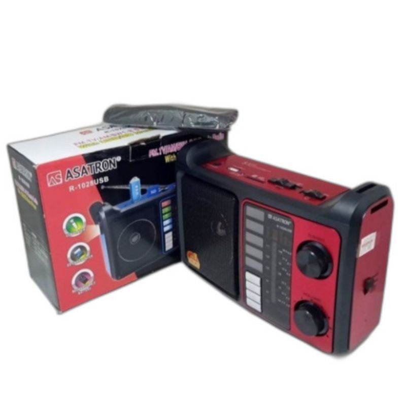 Radio Asatron R 1028 USB SD FM AM SW 1-2