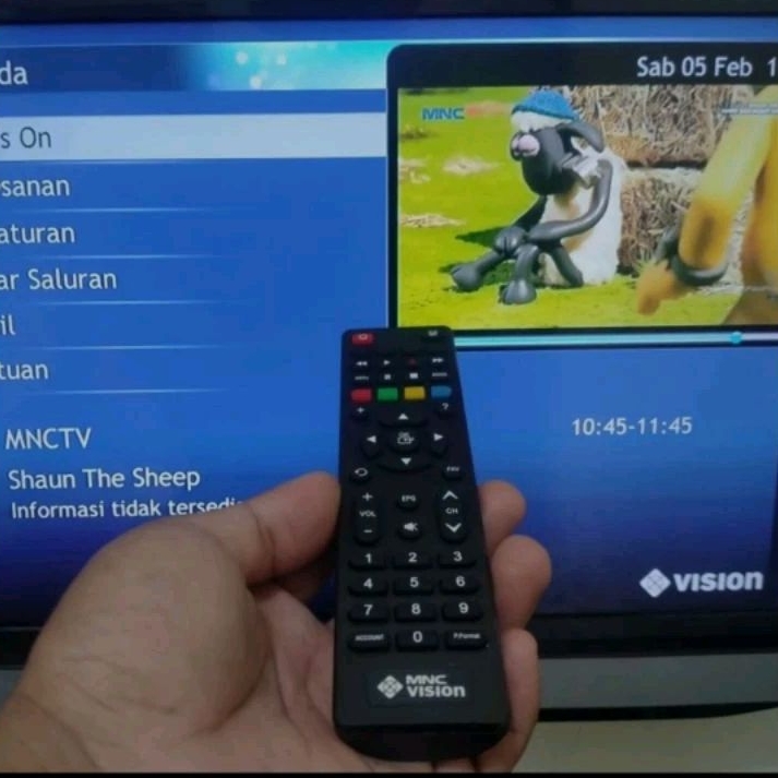 REMOTE receiver/ dekorder mnc vision/ indovision