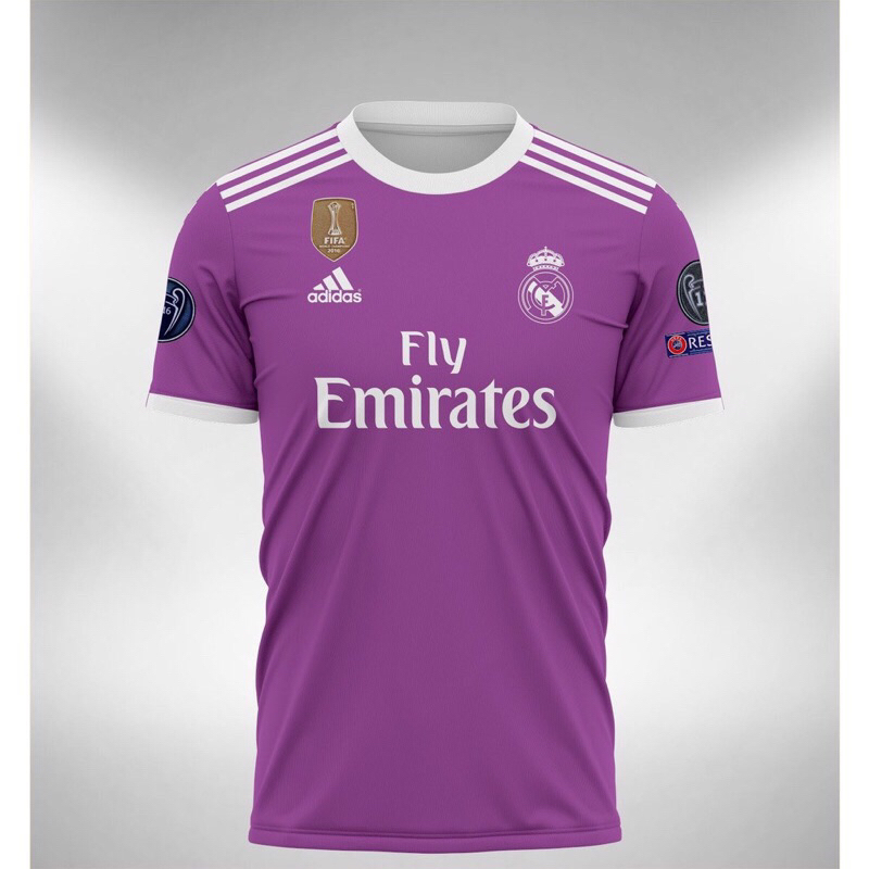 JERSEY REAL MADRID AWAY 2016 2017 FREE NAMA DAN NOMOR FULLPRINTING
