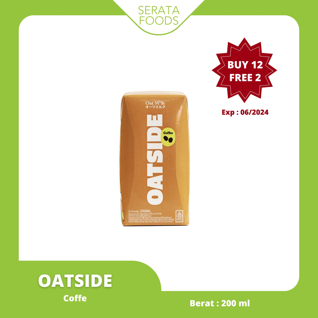 

Oatside Oat Milk Mini 200 ml Straw Sedotan - Coffee