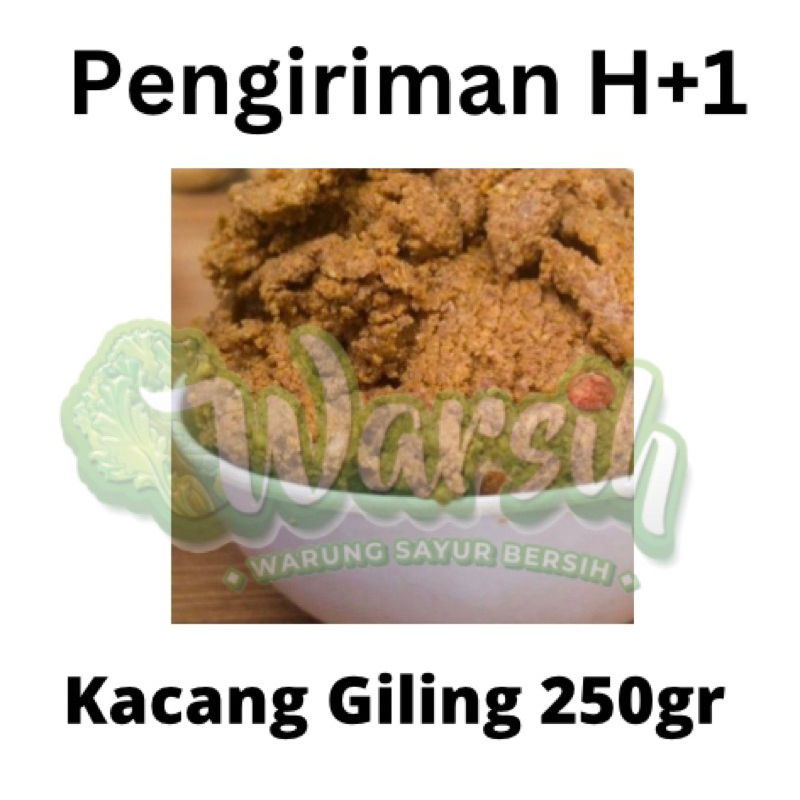 

WARSIH • KACANG TANAH GILING 250gr