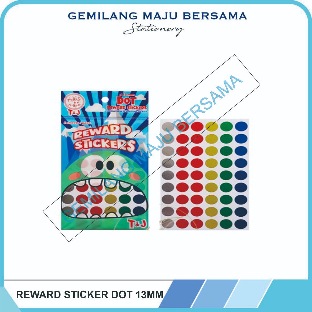 

Reward Sticker Tom And Jerry Bentuk Bulat 13mm