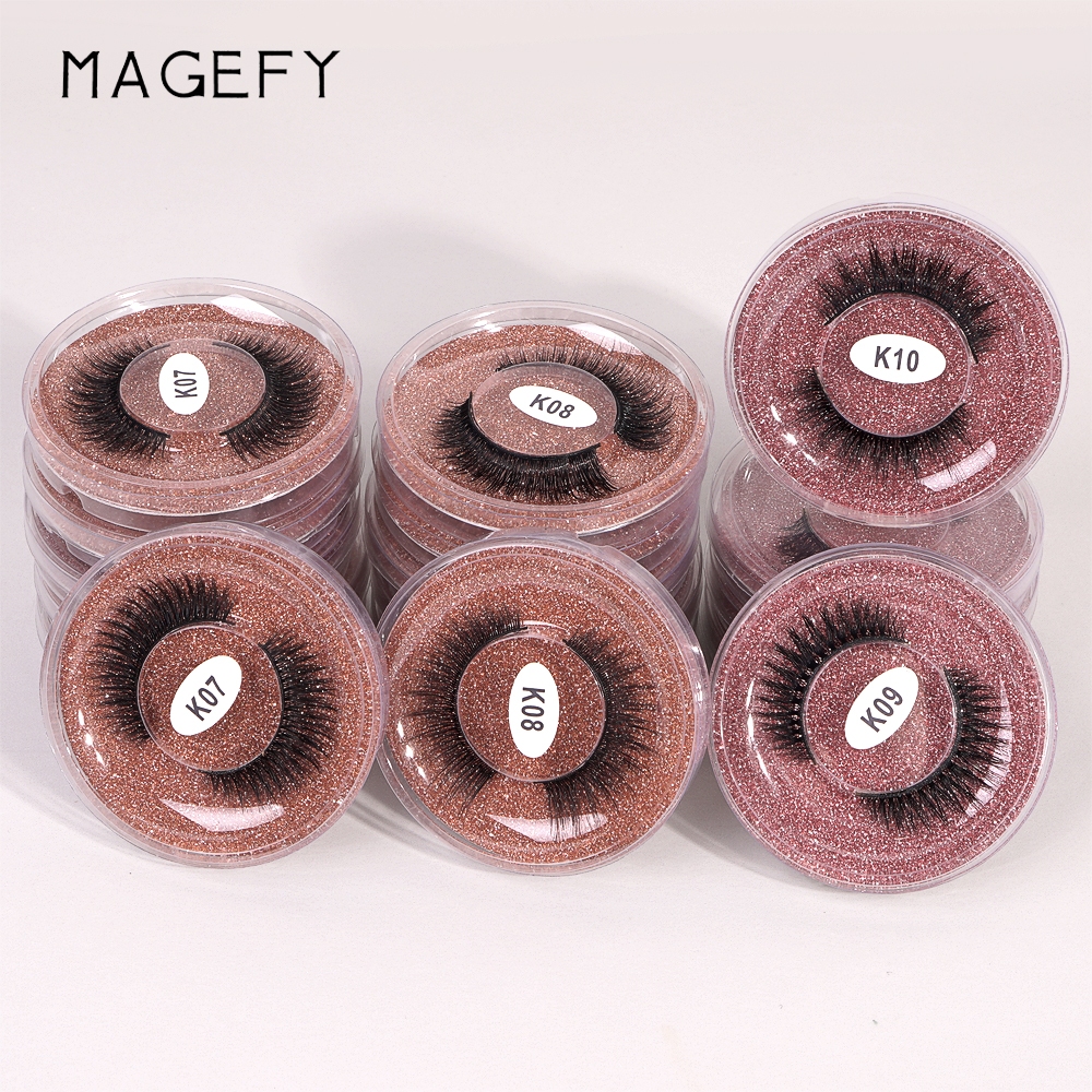 MAGEFY Bulu Mata Palsu Natural Bulu Mata 3D Eyelash Untuk Ekstensi Alami 7126