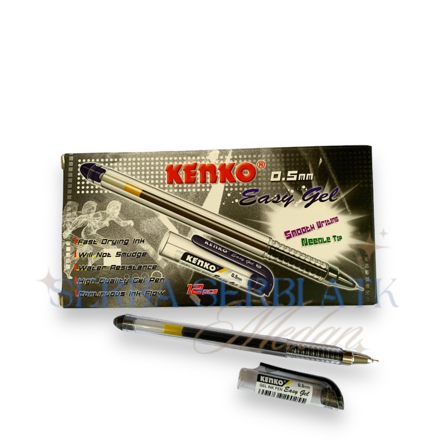 

BOLPEN / PENA / PULPEN KENKO EASY GEL 0.5MM (12 PCS)