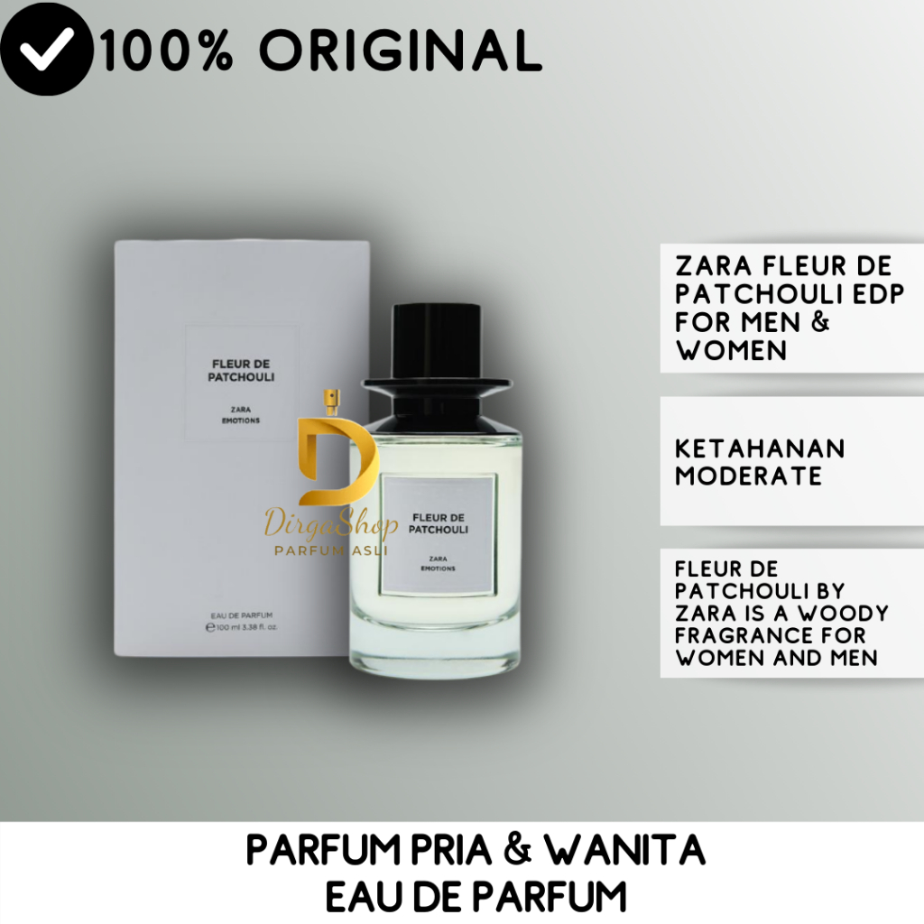 ZARA FLEUR DE PATCHOULI EDP For Men & Women