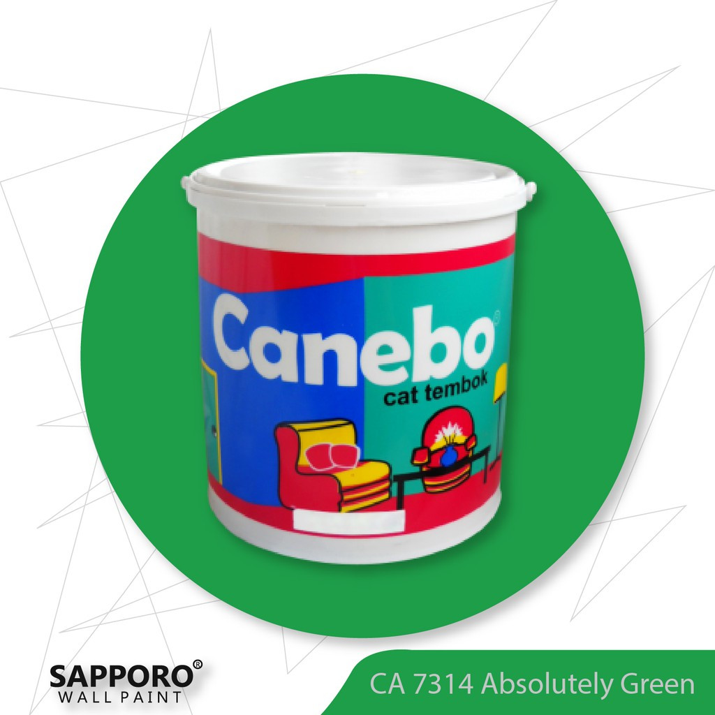 Cat Tembok Canebo Absolutely Green 5KG Cat Tembok Terbaik Termurah
