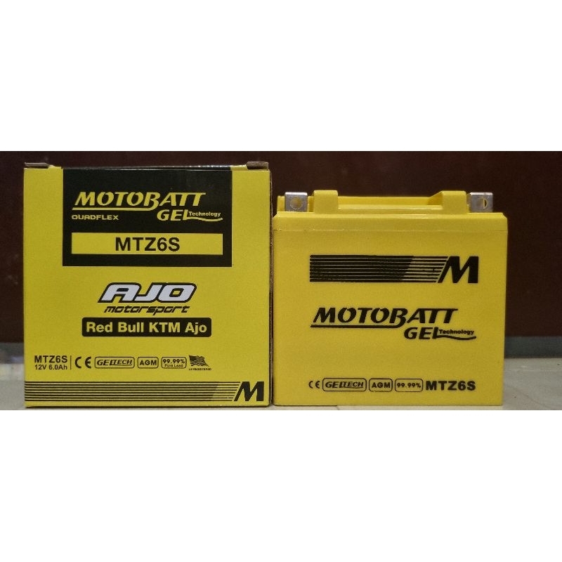 Aki Motobatt MTZ6S/Otobatt 7S alterntif GS GTZ7S GTZ6V / YUASA YTZ6V CB150 , VARIO , PCX , SATRIA FU