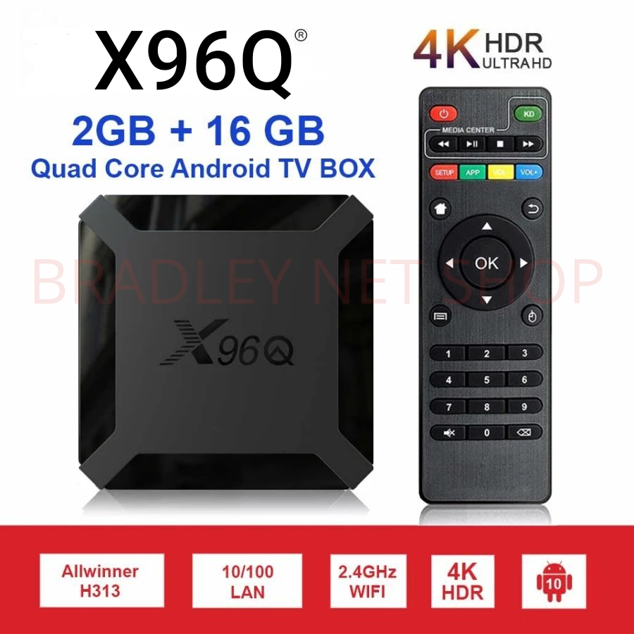 STB Android TV Box X96Q Full Aplikasi