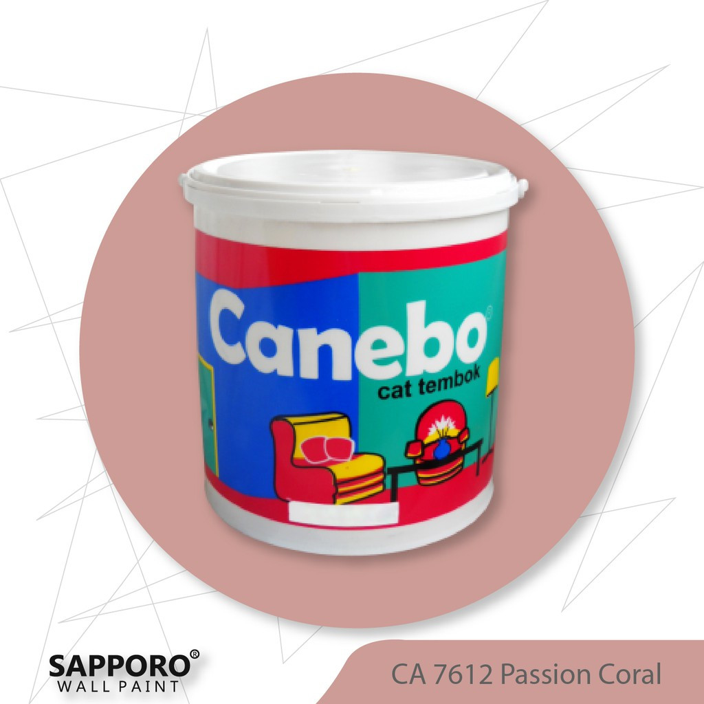 Cat Tembok Canebo Passion Coral 5KG Cat Tembok Terbaik Termurah