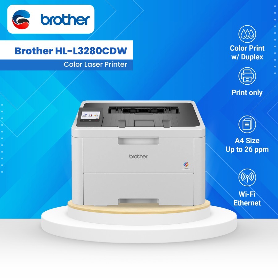 BROTHER Printer Laser Color Warna HL L3280CDW L3280 CDW L 3280CDW Print Duplex Wireless Wifi