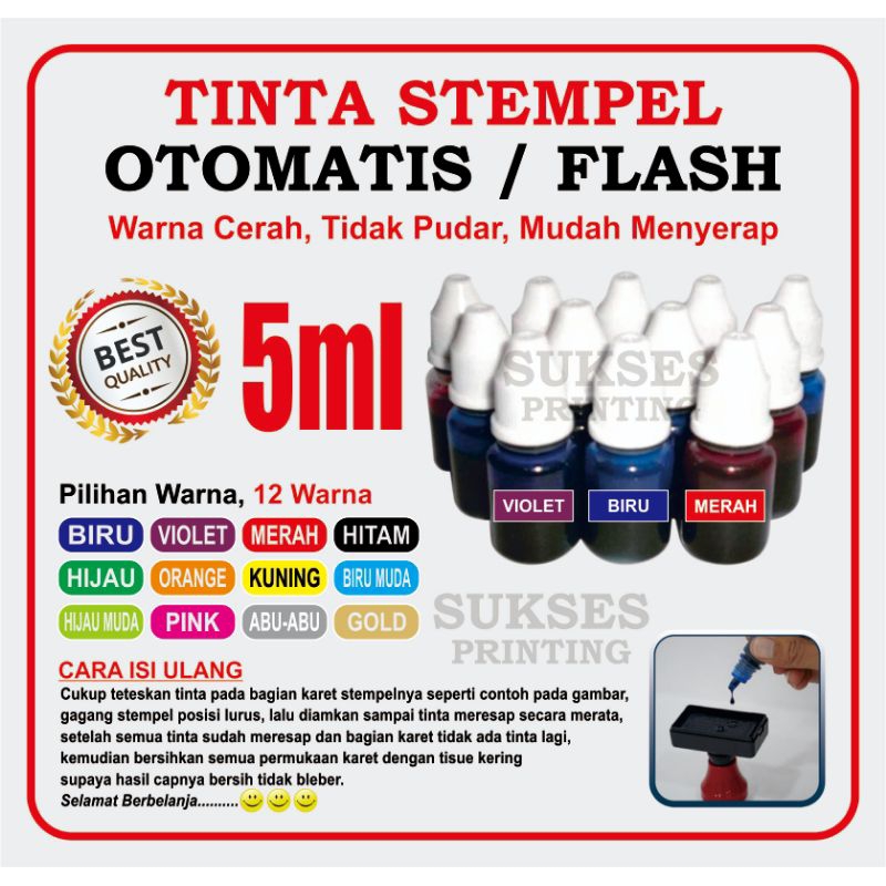 

TINTA STEMPEL OTOMATIS/TINTA STEMPEL FLASH/TINTA STEMPEL WARNA/TINTA STEMPEL MURAH