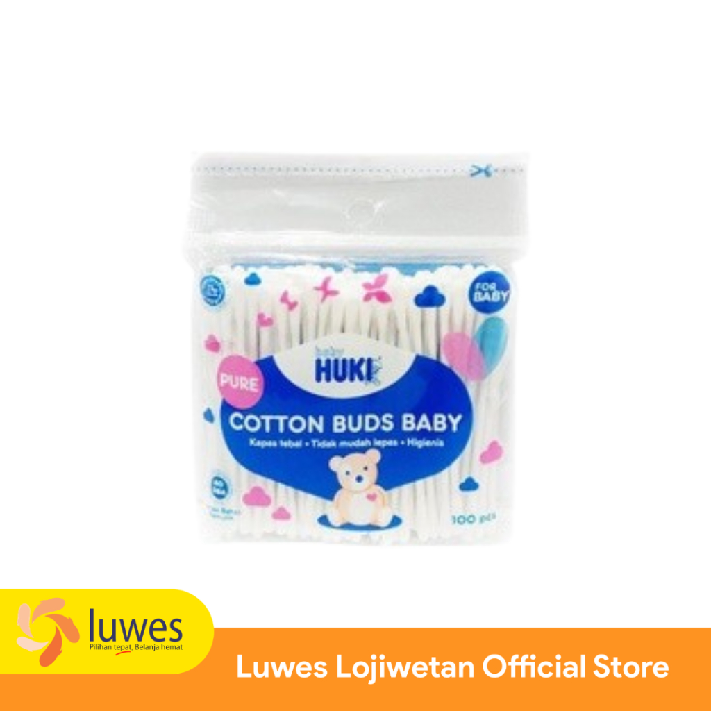 HUKI Cotton Bud Baby  Extra Fine Zak 100/150 pcs