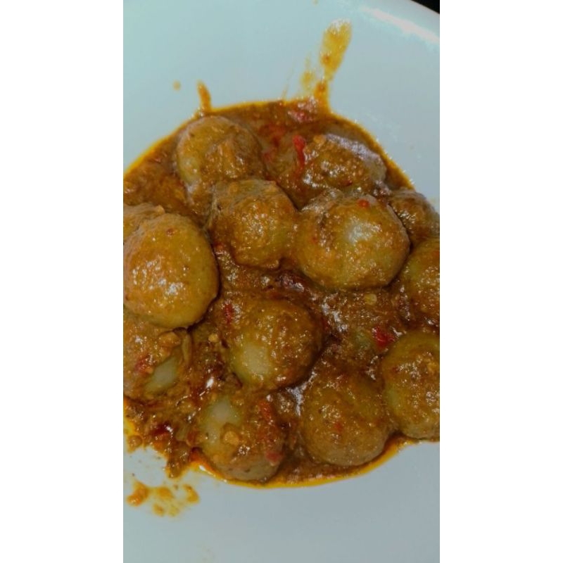 CILOK BUMBU KACANG ISI JANDO SAPI TERENAK - Cilok Teh Mondaa