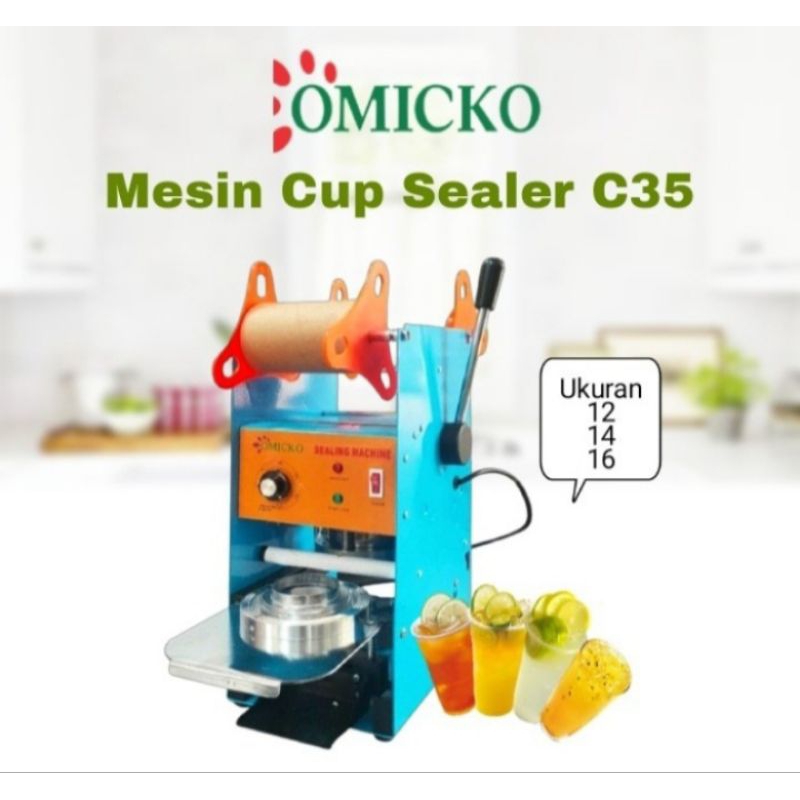 mesin cup sealer omicko Tebal