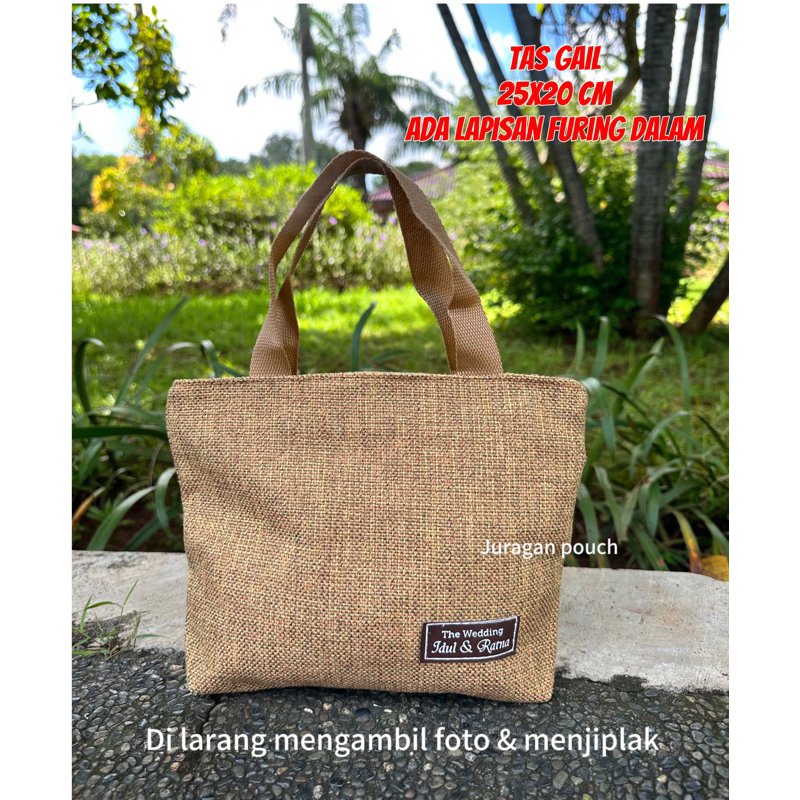 (minimal order 100)souvenir tas GAIL  25x20 cm souvenir tas goni tas souvenir mini murah souvenir ta