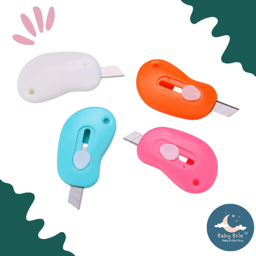 

Cutter Mini Portable / Pemotong Kertas / Paper Cutter Lucu Warna Pastel