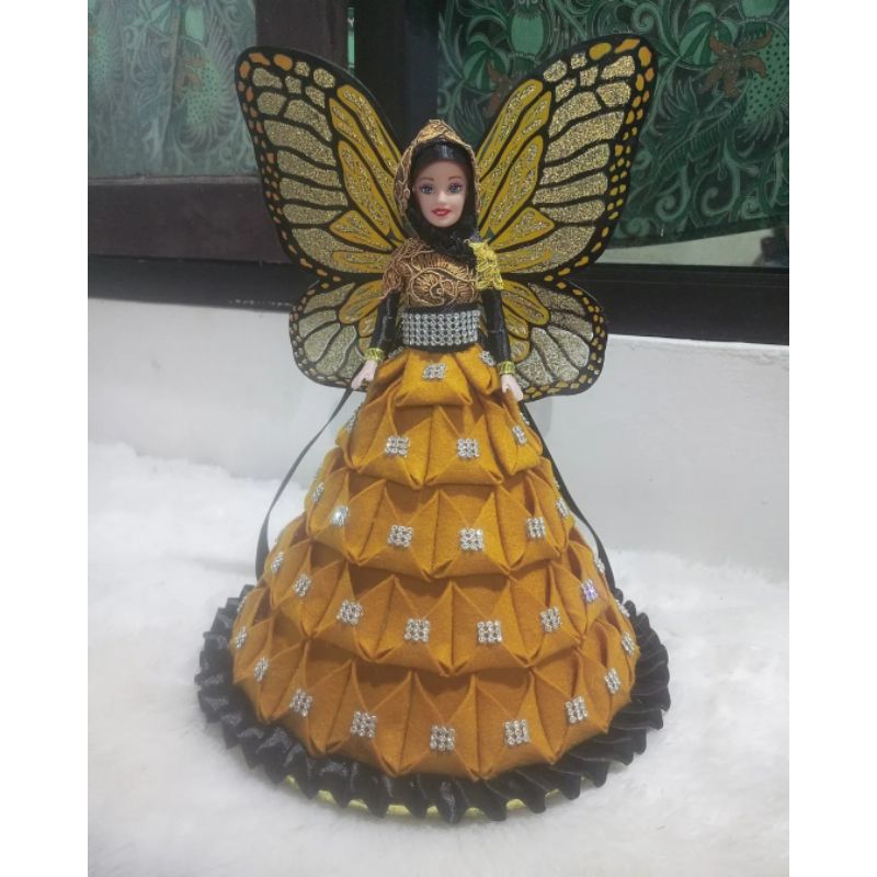 

Tempat permen boneka /Barby Candy wings 60 kantong yg bisa diisi ulang