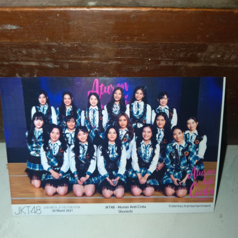 Groupshoot JKT48 Official Aturan arti cinta 2021 type B