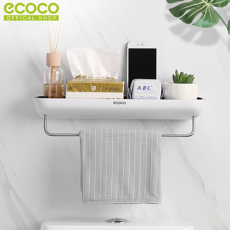 rh ECOCO Bathroom Shelf Storage Organizer  Rak Sabun Skincare Toilet Grosir