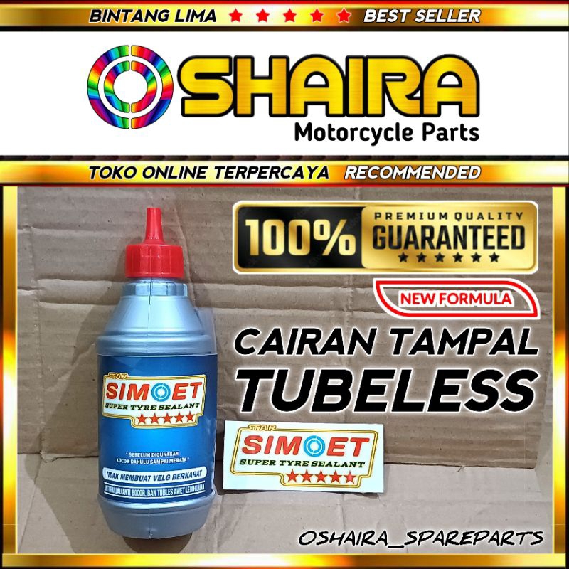 TIRE SEALANT CAIRAN TUBELESS ORIGINAL 350 ML MOTOR/MOBIL CAIRAN TUBLES CAIRAN TAMPAL TUBLES CAIRAN T