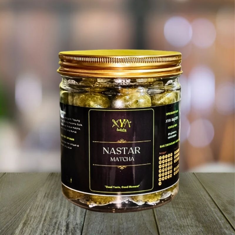 

Nastar Matcha Xya Bakery - Toples Jar 600 ml