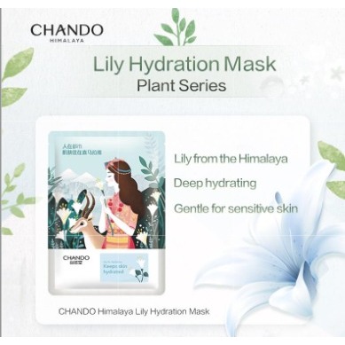 CHANDO LILY HYDRATION MASK Mask Isi 5/pack | Untuk Kulit Kering