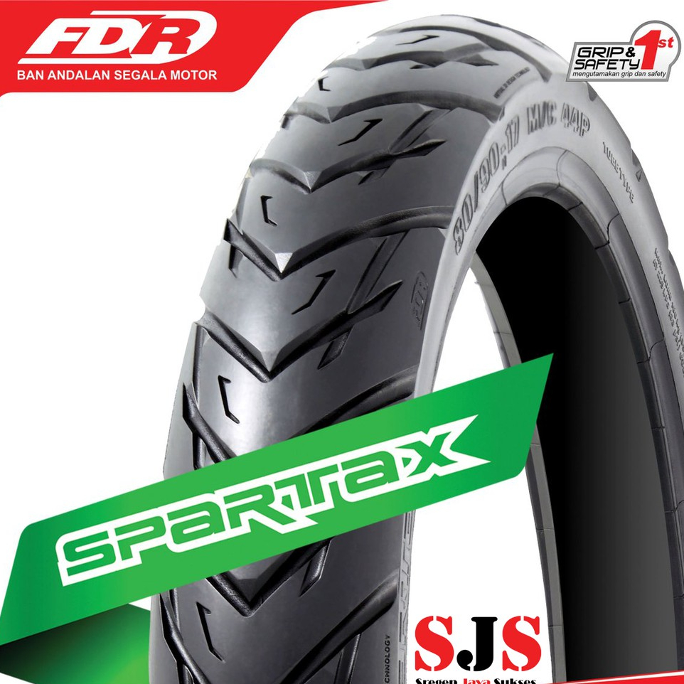 Ban Luar Motor Federal FDR 80/90-17 275-17 80/90 275 Ring 17 Tubeless Spartax